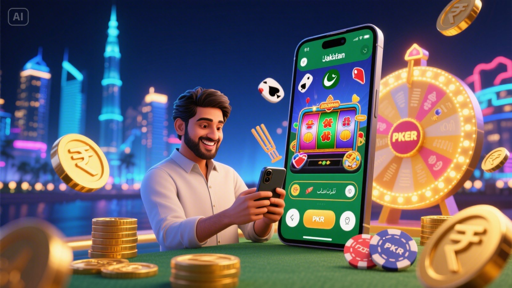 Casino 3 Reel Slot desktop and mobile interfaces